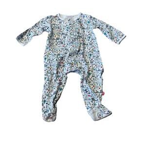 Magnetic Me Amusement Park One Piece Romper 6-9 Months Organic Cotton H74
